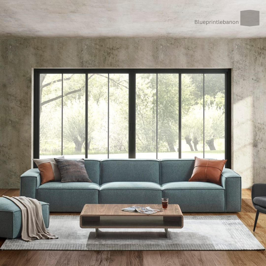 Jonathan Extended Sofa With Ottoman