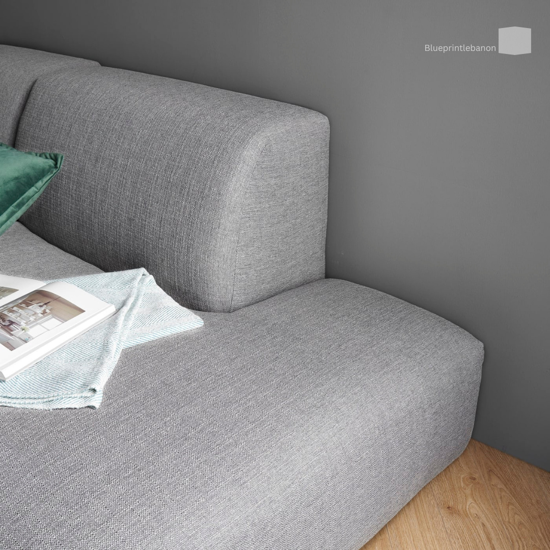 Todd Extended Sectional Chaise Sofa with Ottoman