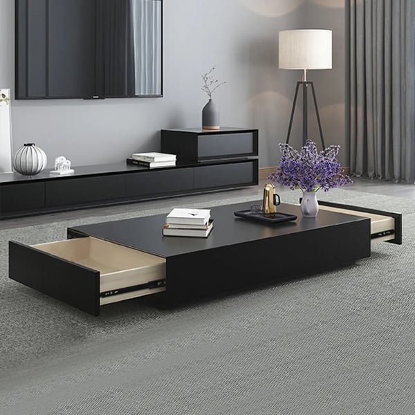 DualSculpt Concealed Drawer Coffee Table