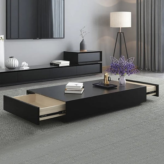 DualSculpt Concealed Drawer Coffee Table