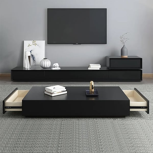 DualSculpt Concealed Drawer Coffee Table