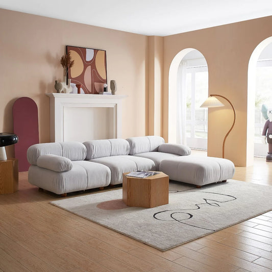 Pebbles Sofa + Ottoman