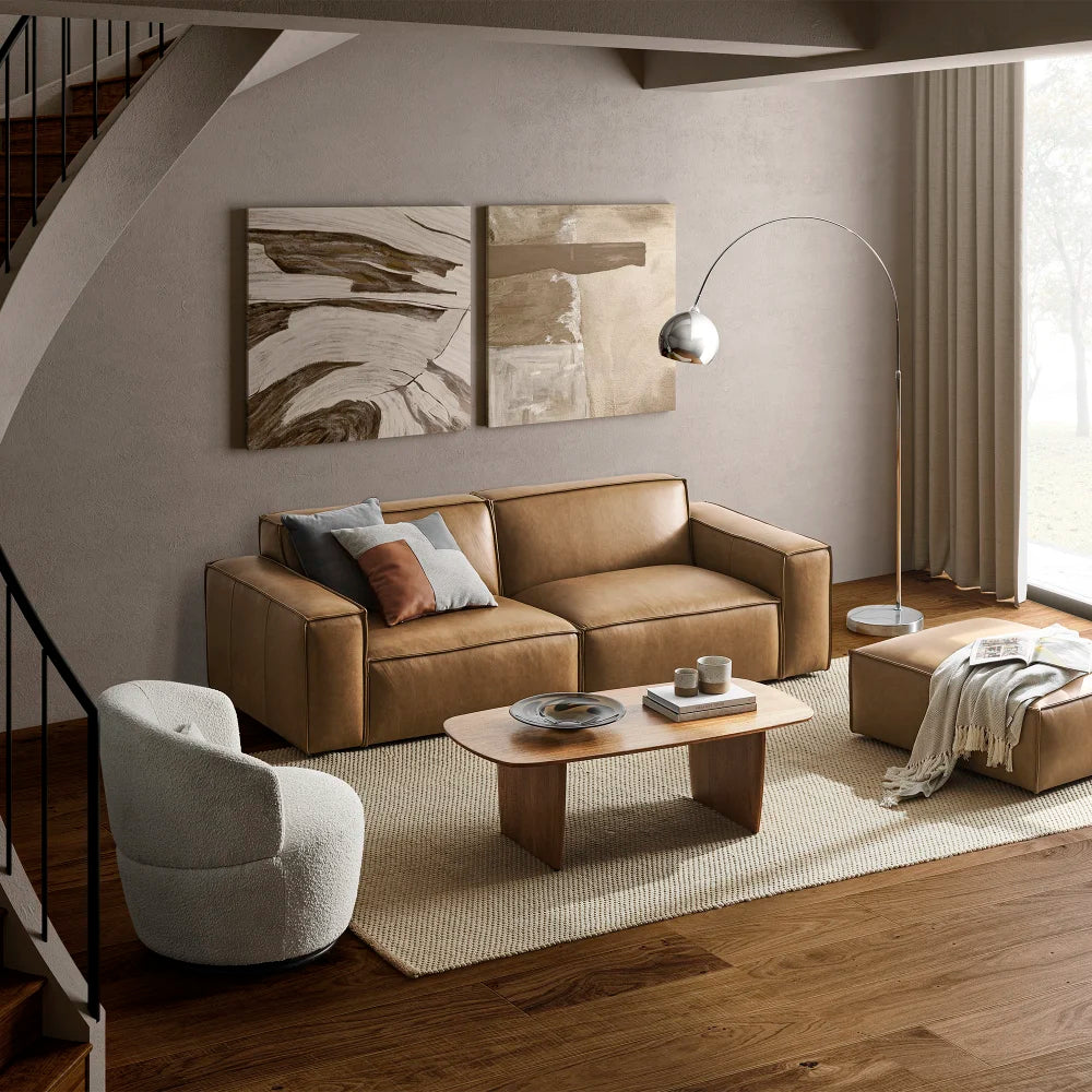 Jonathan Leather Sofa